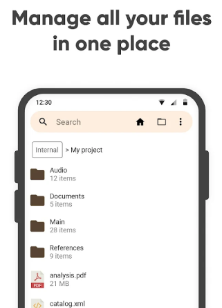 Simple File ManagerなどのAndroid用ファイル管理ツール