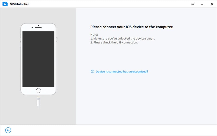 iPhoneをSimunLockerにインストールして接続します