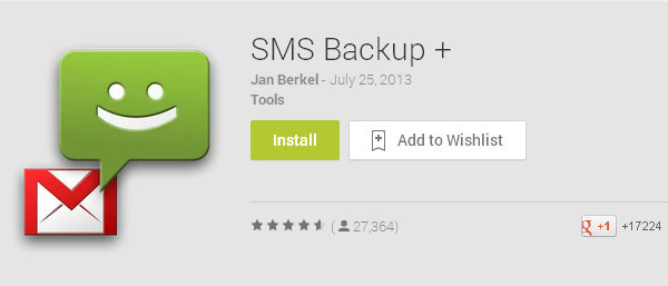 SMSバックアップを介してAndroid無料で削除されたSMSを復元します