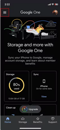 Google Oneを使用してiPhoneからAndroidに切り替えます