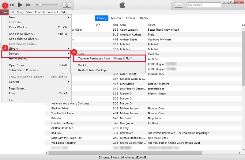 iPhoneからiTunesとMacに音楽を同期します
