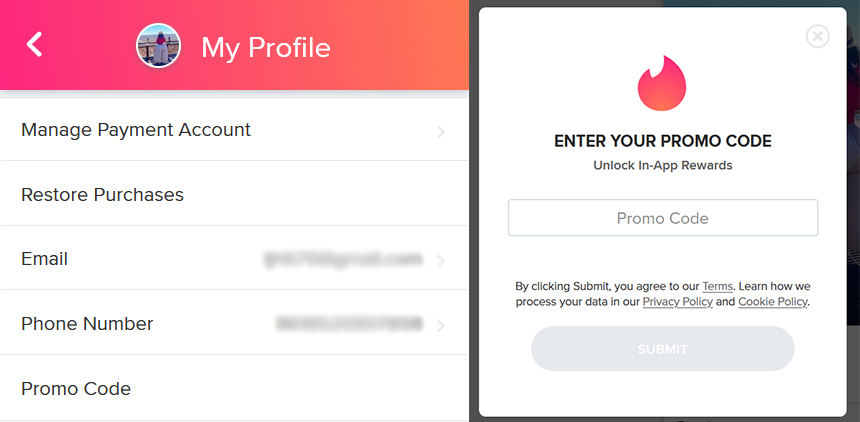 Tinder Gold Promoコード