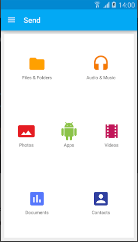 Superbeam経由でAndroidから大きなビデオファイルを転送します