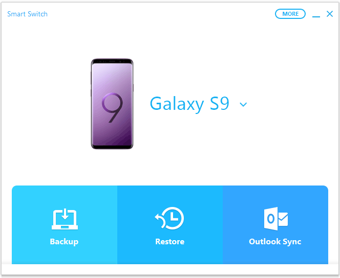 Smart SwitchをSamsung Galaxy S10を検出させてください