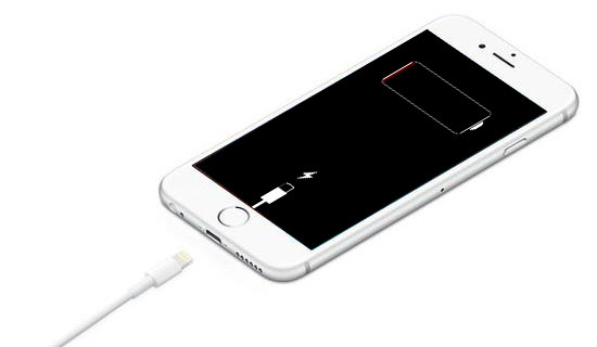 iPhoneを充電して凍結します