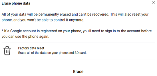 Factory ResetロックされたAndroidは、SmartThingsの検索でロックされています