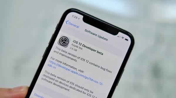 iOS 12に更新します