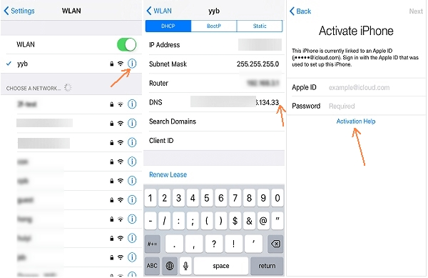 DNSバイパスを使用して、iPadのアクティベーションロックを削除します