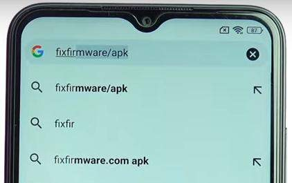 FixFirmware APKを使用します
