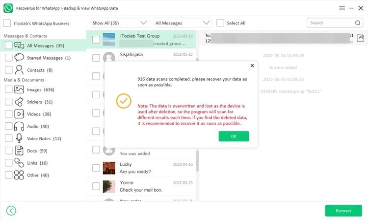 Google Drive 4のWhatsAppバックアップの場所