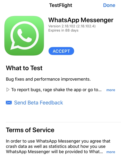 WhatsAppベータプログラムに参加してください
