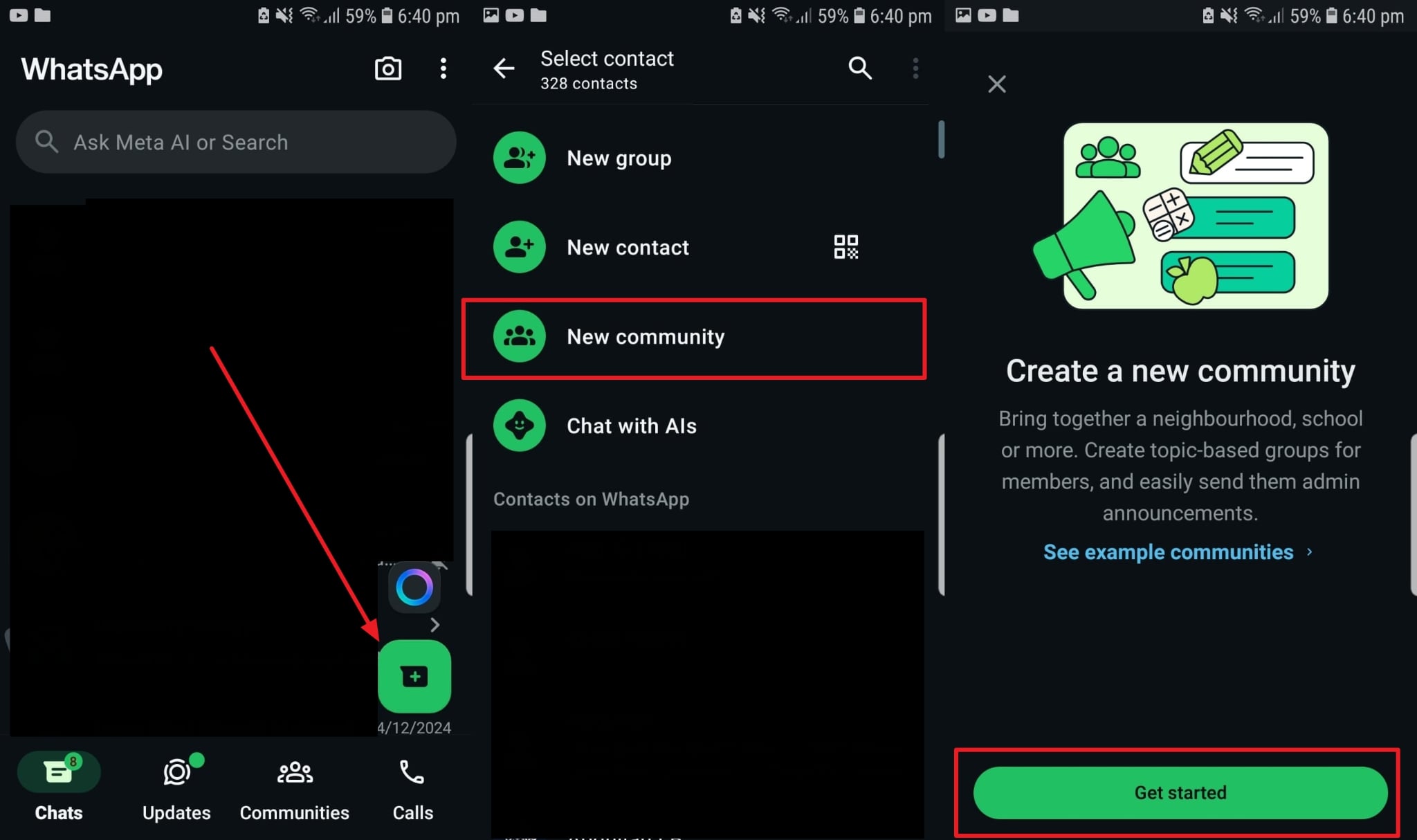 新しいコミュニティAndroidから始めましょう