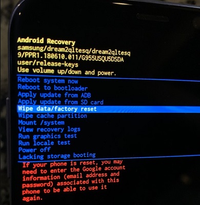 Factory Reset Androidは、Android Restartループを修正します