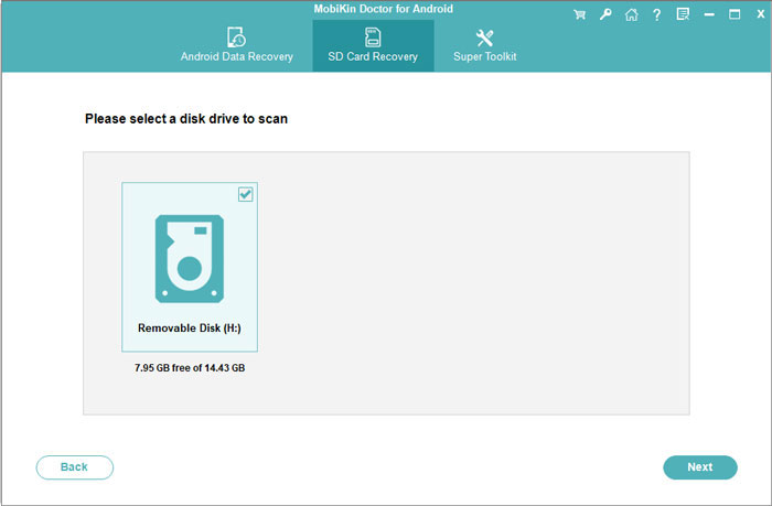 AndroidのMobikin DoctorでTecno SDカードからデータを回復する