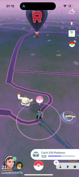 ポケモンまたはスピンポークストップを自動キャッチします