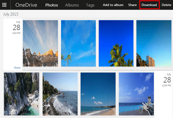 OneDriveを介してHonor Internal Storageから削除された写真を回復します