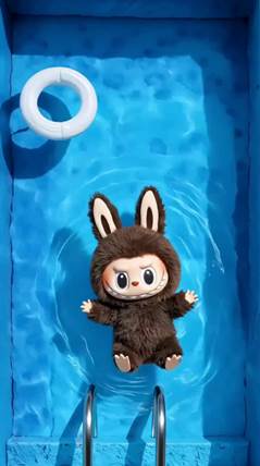 暑い日にラブブ
