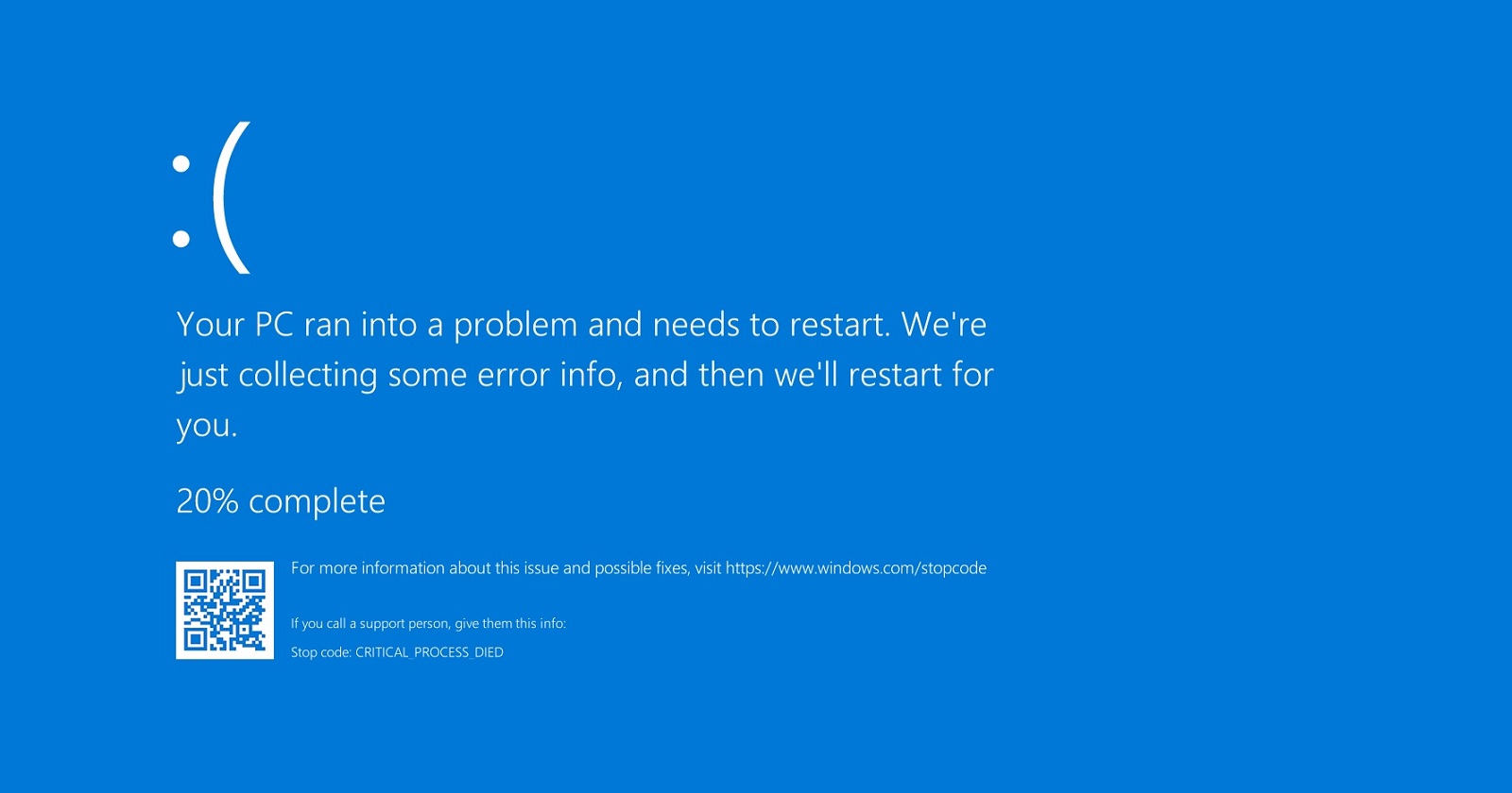 Windows 10ブルースクリーンエラー