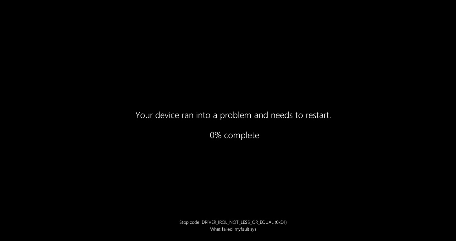 Windows11デスエラーの黒い画面